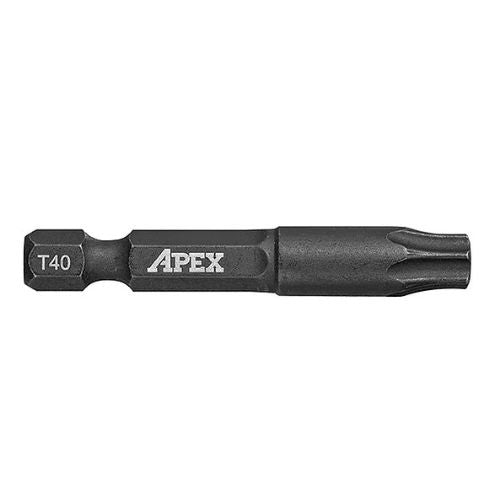 APEX IND 2 INCH TORX PWR DRV T40 2PK