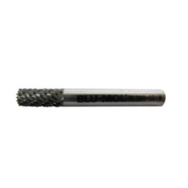 BLU-MOL BURR CARBIDE DIA 1/4in CYL 6mm SHANK SA1