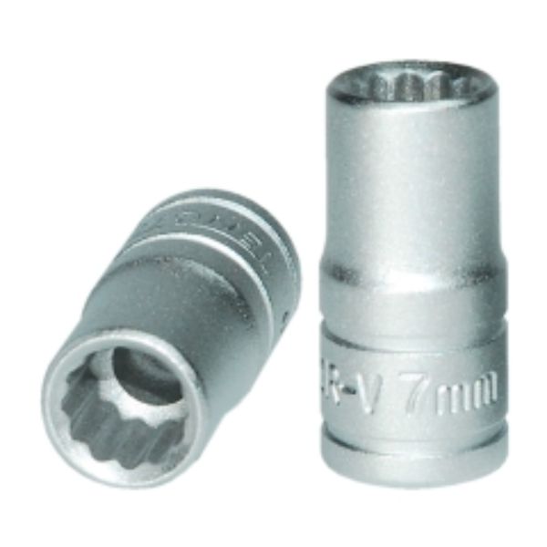 Teng 1/4in Dr. Socket 7mm 12pt