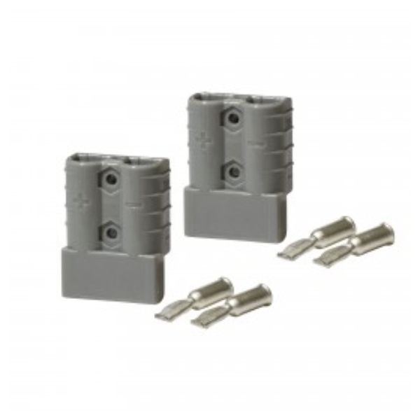 50AMP GREY HEAVY DUTY CONNECTOR - TWIN PACK