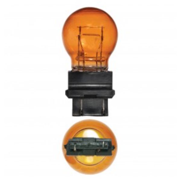 NARVA GLOBE 12V 27/7W PLASTIC AMBER PK10