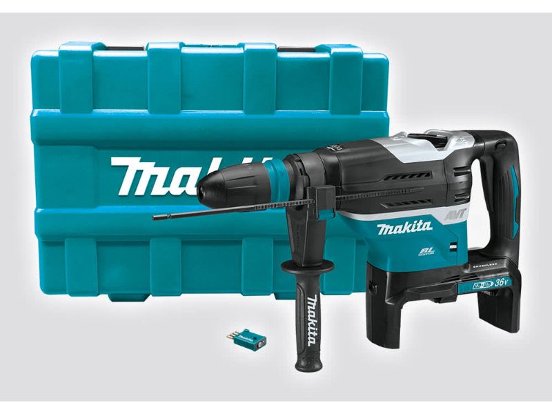 MAKITA 18V X2 (36V) LXT Brushless ROTARY HAMMER kit 2x5Ah,DC18RD