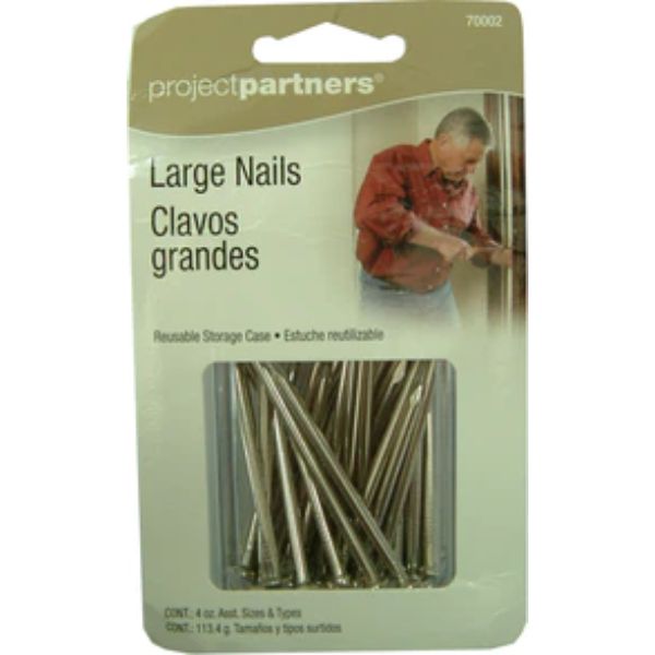 Nail Assortment - Large Sizes 4Oz 70002 Ea