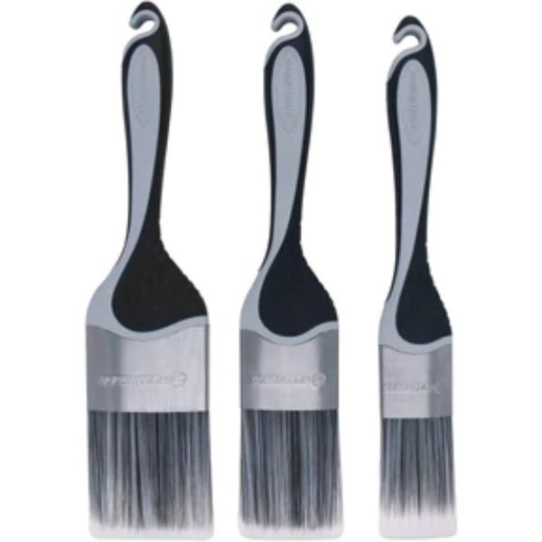 Paint Brush Set Pro Oval 3 Pce Rolling Dog