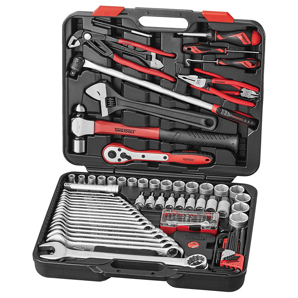 Teng 105pc 1/2in Dr. Metric H/Duty Vehicle Tool Set