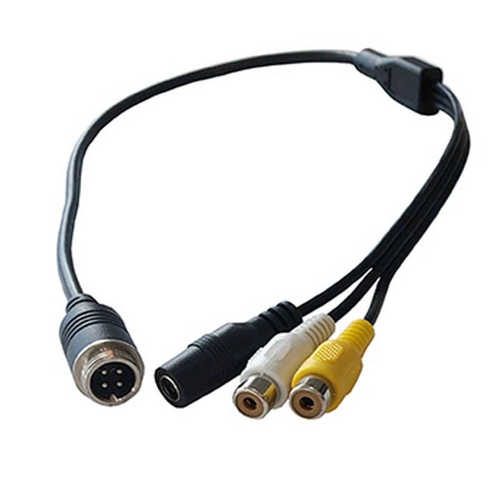 4 PIN MALE TO RCA FEMALE ADAPTOR