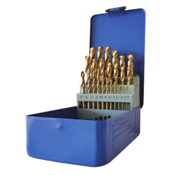 M2 HSS TiN Coated Jobber Drill Set 1 - 13mm