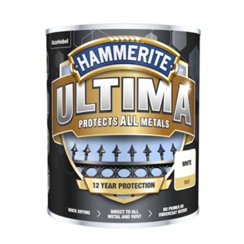 Ultima Metal Matt Paint - White