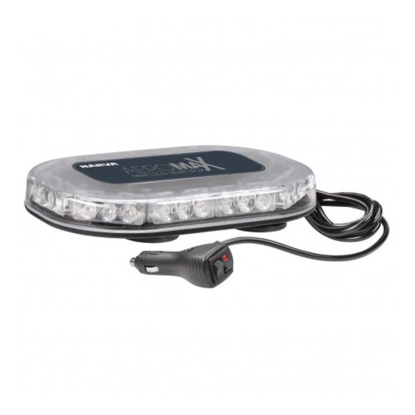 LIGHTBAR AEROMAX 12/24V LED MINI MAG AMB CLR