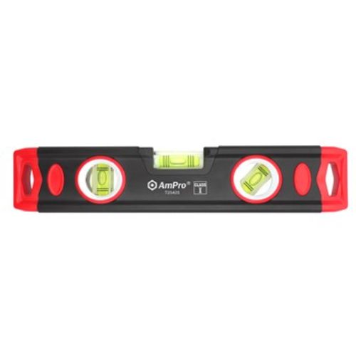 AmPro Aluminium Magnetic Level 9IN 3 Angle Magnetic