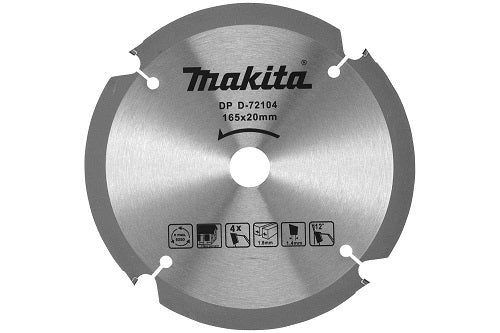 Makita SAW BLADE PCD 165x20mm 4T