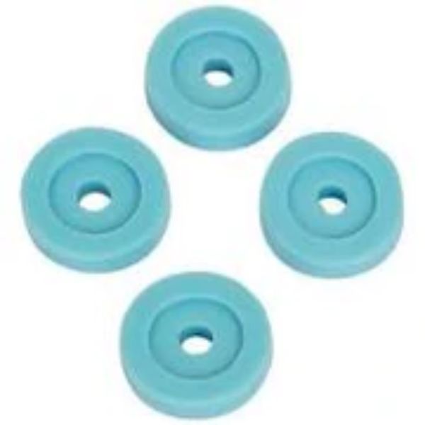 Tap Washer Blue Nylon 1/2In Ea