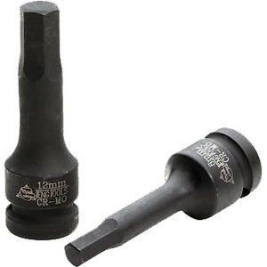 Teng 3/8in Dr. Hex Bit Impact Socket 12mm DIN