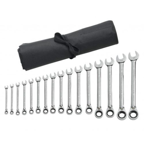 GEARWRENCH 16PC METRIC RAT. SPANNER SET 8-25MM