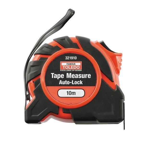 TOLEDO MEASURING TAPE 10M X 27MM