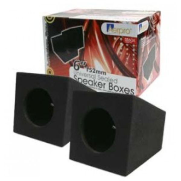 AERPRO SPEAKER BOX SEALED 6IN PAIR