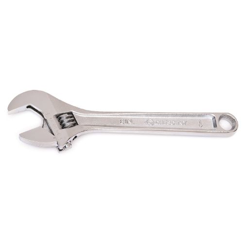 CRESCENT ADJUSTABLE WRENCH 8 INCH CHROME CARDED