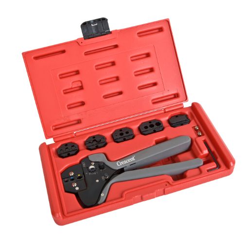 CRESCENT RATCHETING CRIMPING TOOL SET 10 PIECE