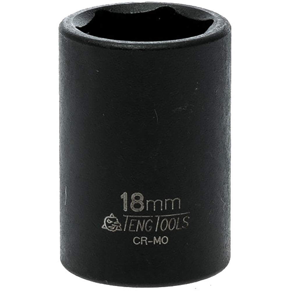 Teng 1/2in Dr. Impact Socket 18mm ANSI