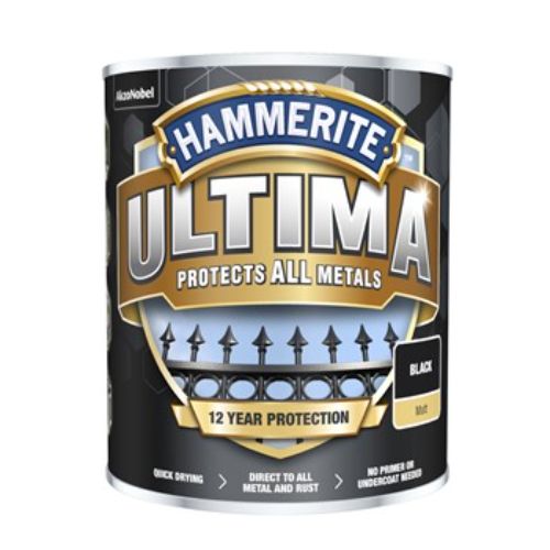 Ultima Metal Matt Paint - Black