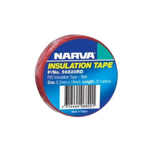 NARVA TAPE PVC RED GLOSS