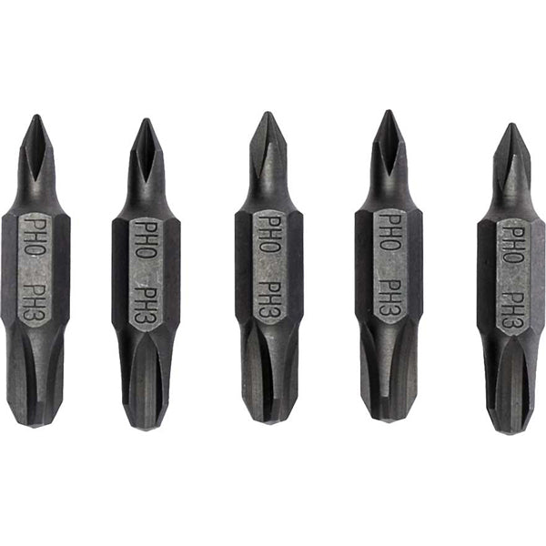 Teng 5Pc 32mm Dbl-End Bit PH#0 x PH#3