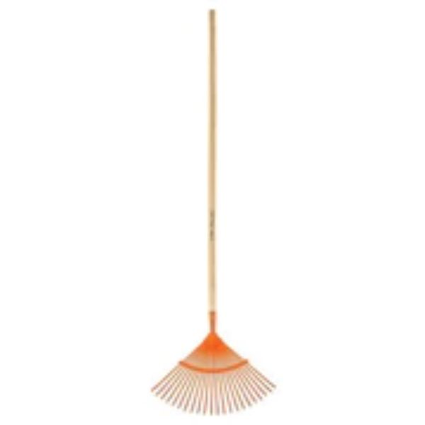 Truper Leaf Rake Metal Head 22 Tyne with 1.2m Handle