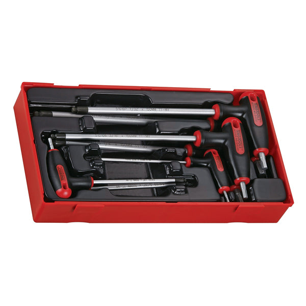 Teng 7pc T-Handle AF Hex Driver Set - TC-Tray