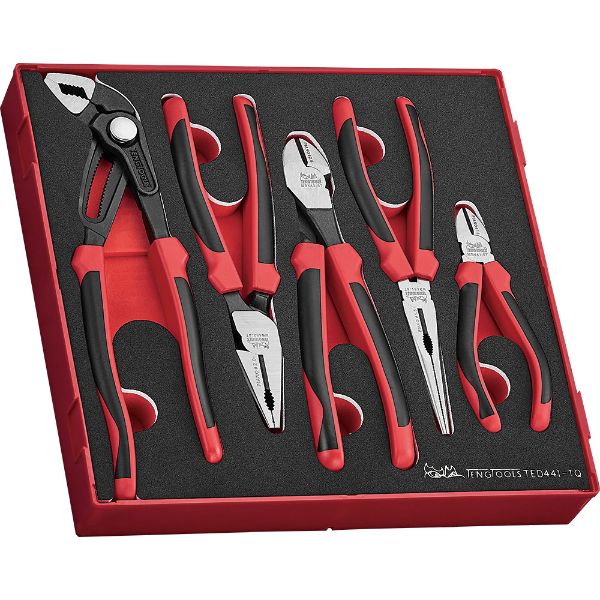 Teng 5pc Plier Set TPR Grip Q EVA2