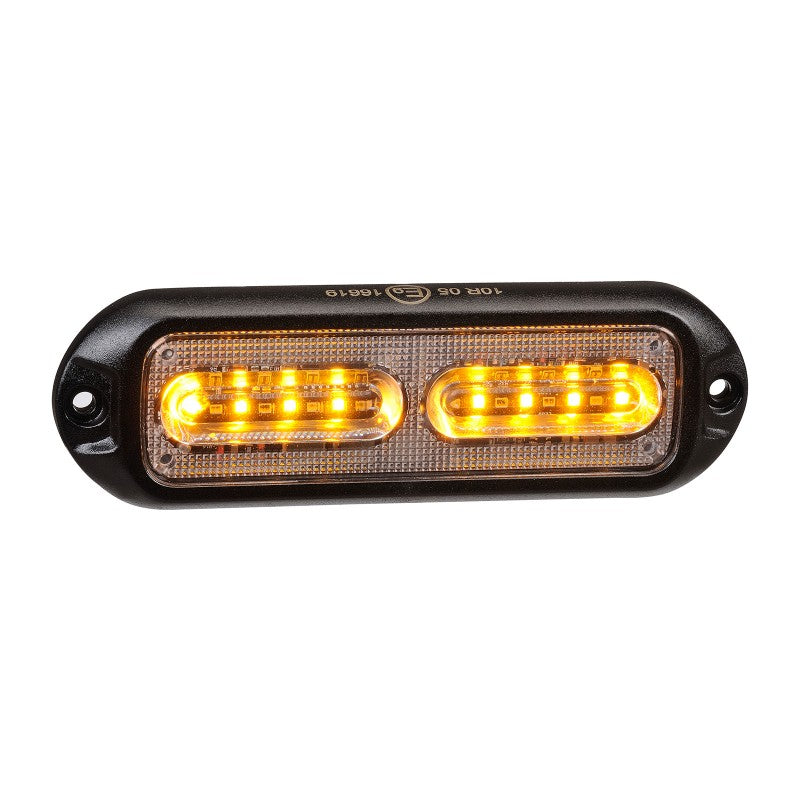 12/24V LED SELF CONTAINED WARNING LIGHT AMBER