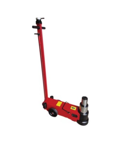 Wayco Hydraulic Air Jack 40.0 Ton 2-Stage 50/25 Min HT 220mm Max HT 450mm, with 2 x 75mm Extensions