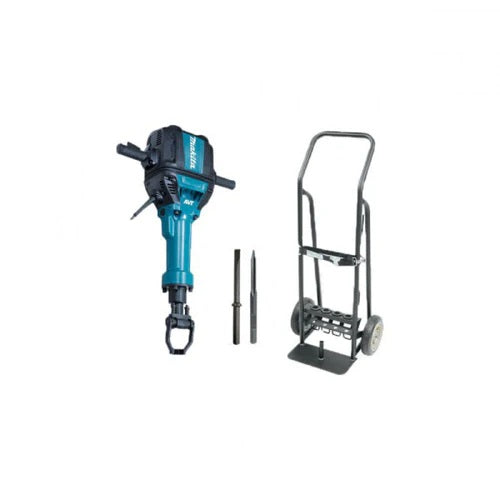 MAKITA ELECTRIC BREAKER+TROLLEY+BITS