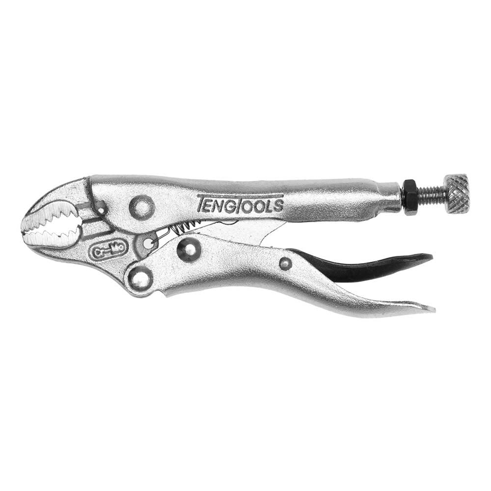 Teng 5in Power Grip Plier Curved Jaw