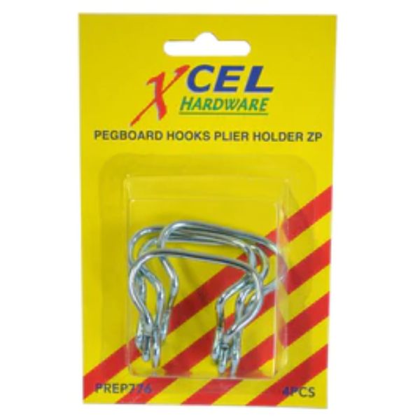 Pegboard Hooks Plier Holder 4Pce #18613 Xcel