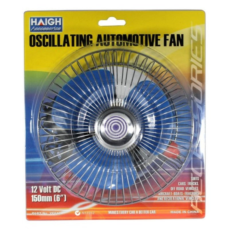 HAIGH ROUND OSCILLATING FAN 6 INCH 1 SPEED