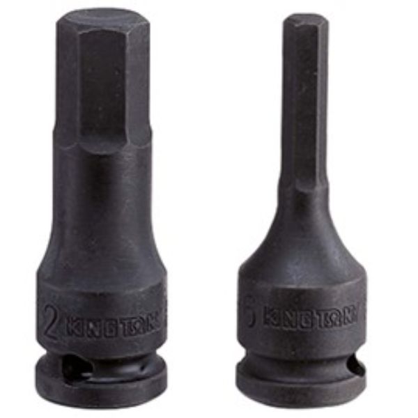 KING TONY 3/8DR 4MM HEX IMPACT BIT socket HANG SELL DISPLAY
