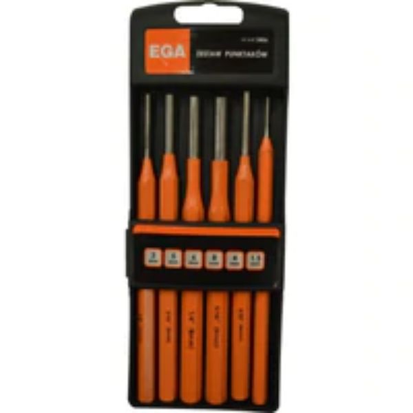 Pin Punch Set 6 Piece 6 Pce Set