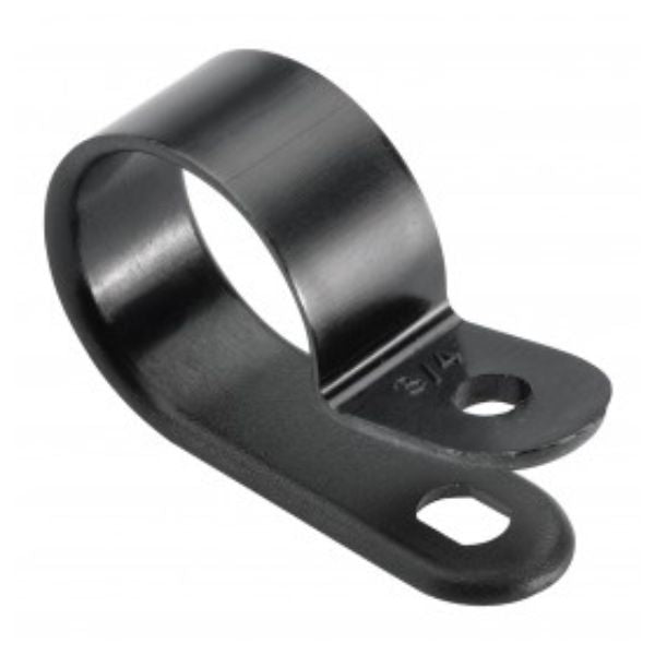 NARVA P.CLIPS BLK PLAS 19.00MM ID 100pkt