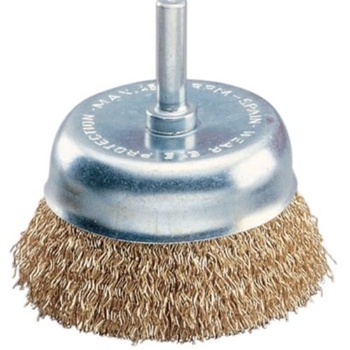 Jaz Cup Brush 50mm x 0.3mm - 6mm Shank - Coated Steel Loose BRUC-5030