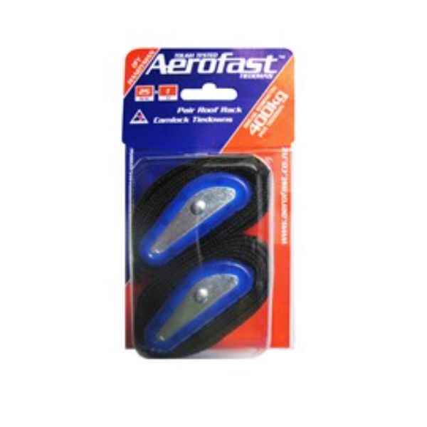 AEROFAST 25mm x 1m Pair Camlock Tiedowns 400kg BS