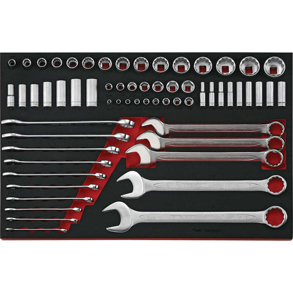 Teng 62pc AF Socket & Combination Spanner Set EVA