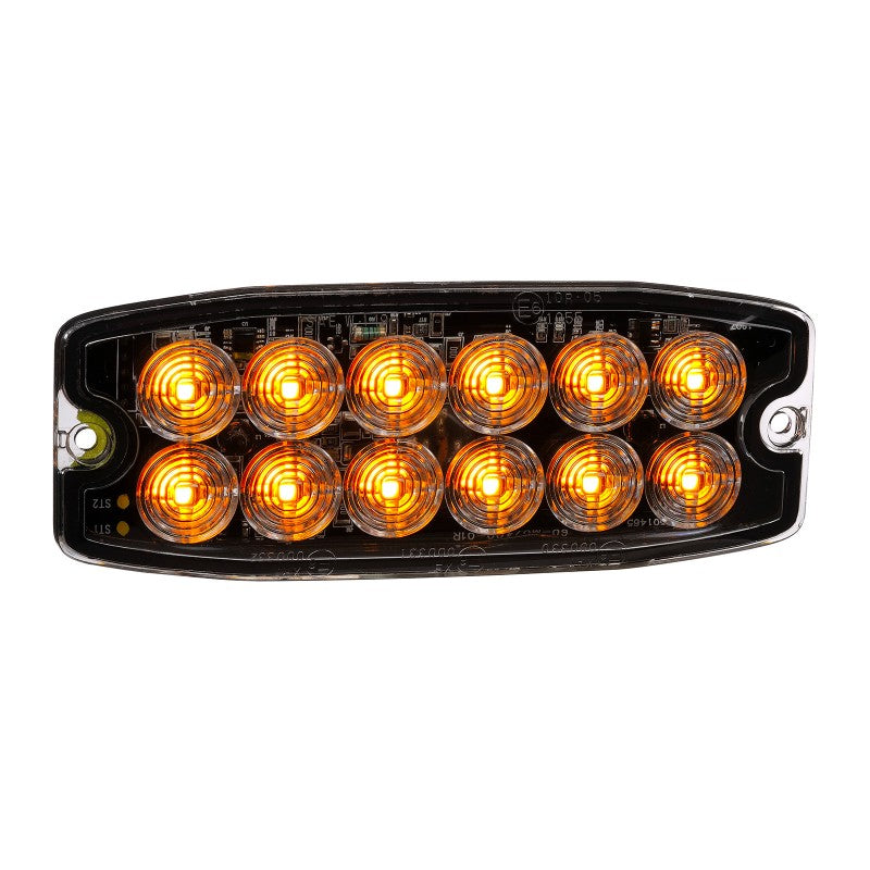 12/24V SUPER SLIM DOUBLE ROW LED SELF CONTAINED WARNING LIGHT