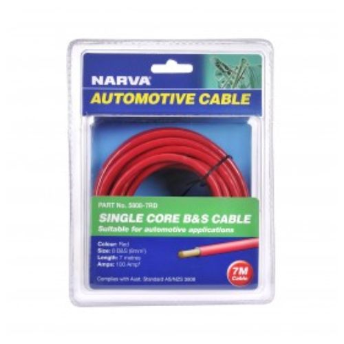 BATTERY CABLE 8B&S 100A 7M RED