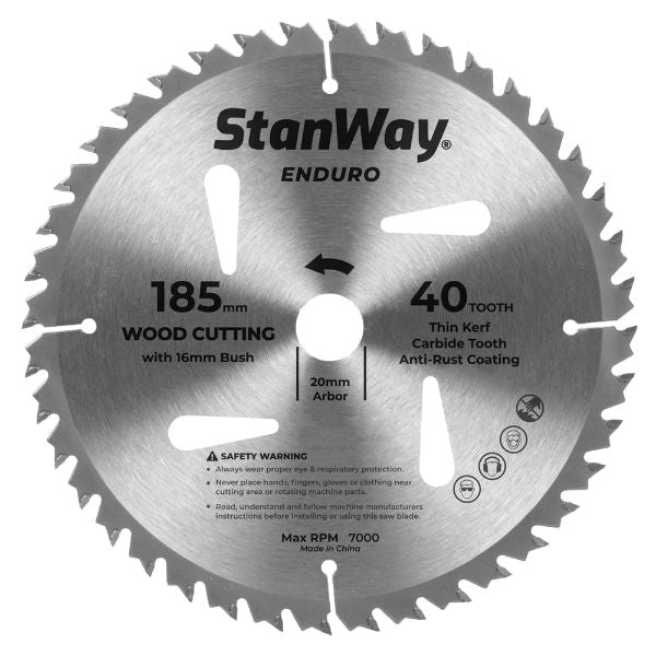 #185X40T 16-20Mm Enduro Sawblade