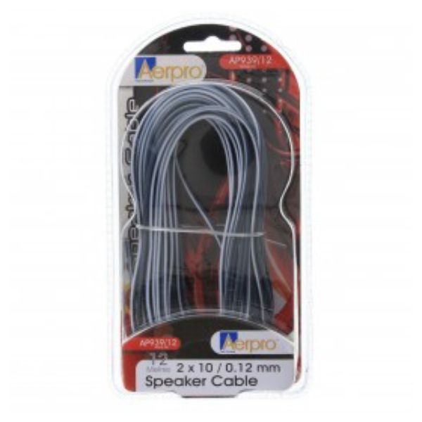 AERPRO SPEAKER CABLE 2 X 10 - 0.12MM 12M GREY