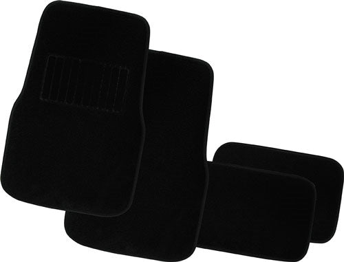 WILDCAT BLACK CARPET MAT 3 STAR SET OF 4