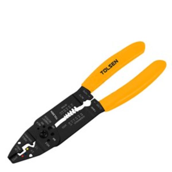 TOLSEN WIRE STRIPPING AND CRIMPING PLIERS INDUSTRIAL