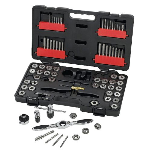 GEARWRENCH SET RAT TAP & DIE SAE MET 75PC