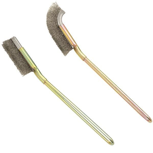 TOLEDO 2PC STAINLESS STEEL BRUSH SET