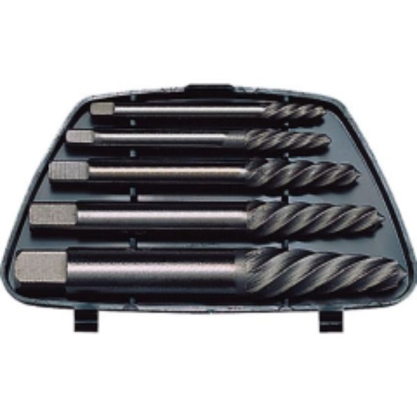 Teng 5pc Screw Extractor Set - Round Shank